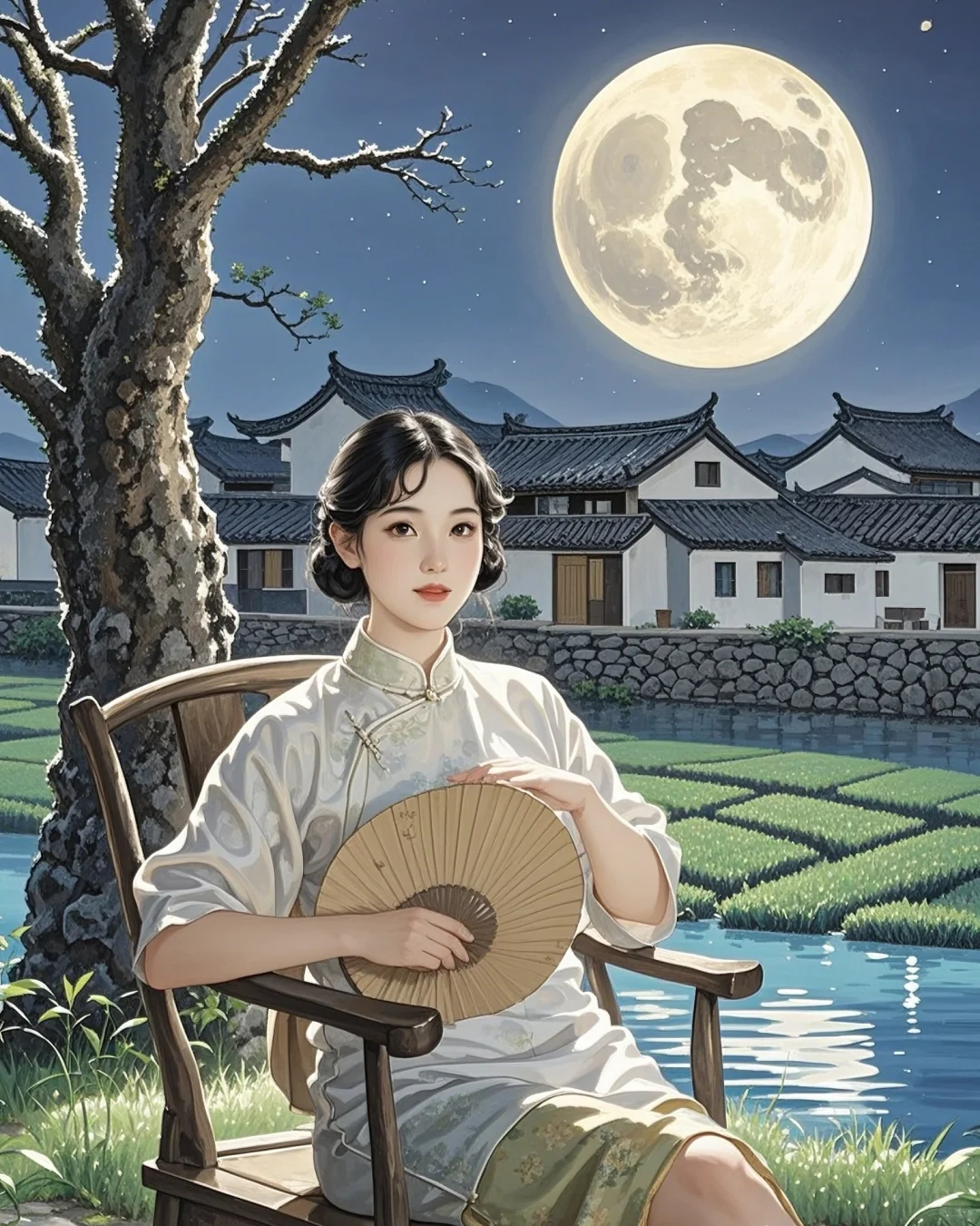 《乡村夜，阿姨相伴，重拾生活之美》