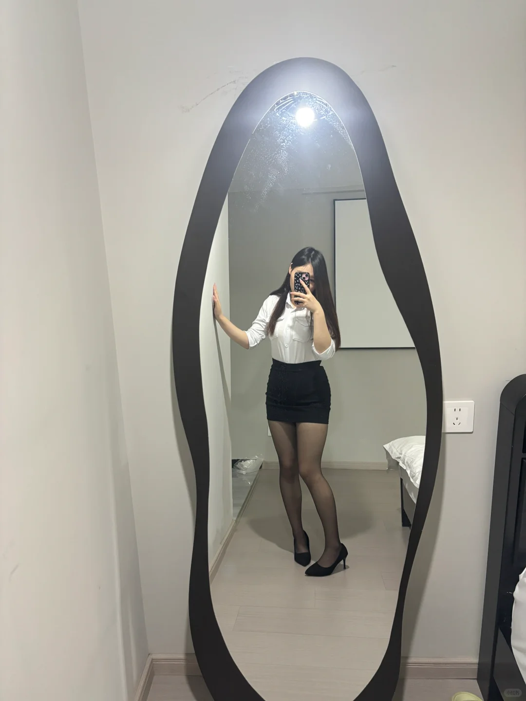 黑丝好显瘦！