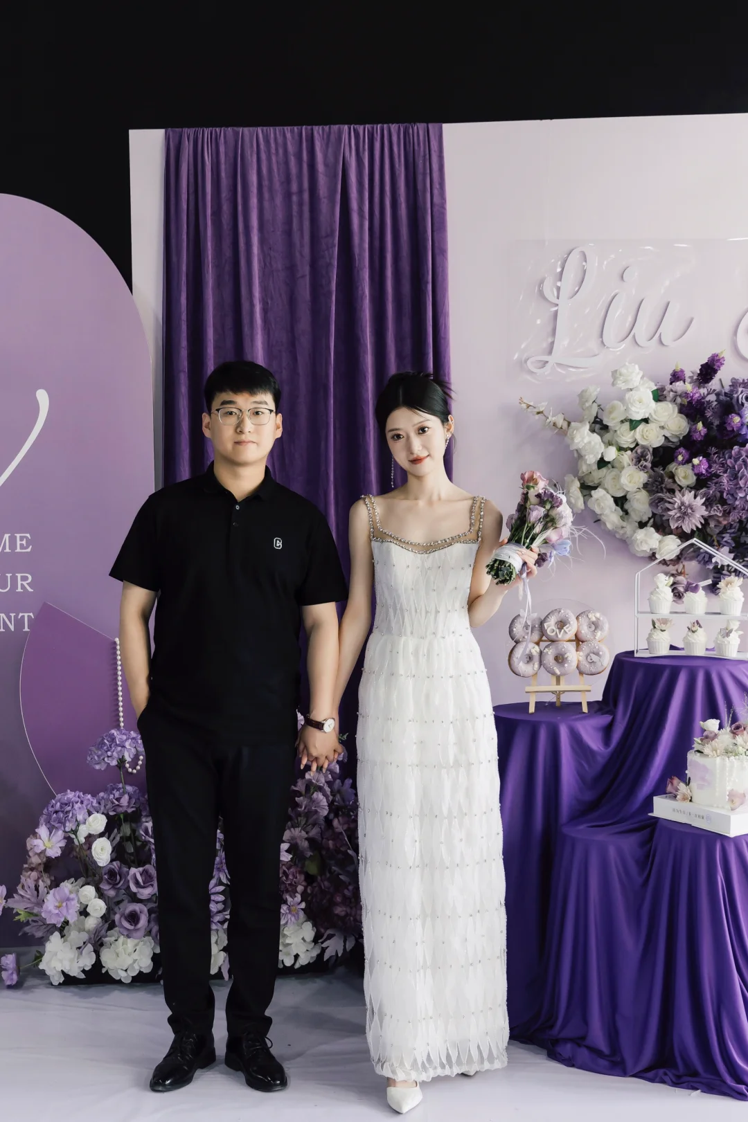 邯郸女摄｜紫色系订婚宴真的太高级啦！！！