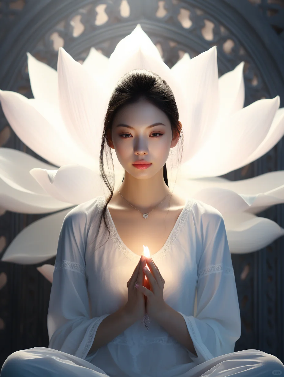 AI摄影|禅心