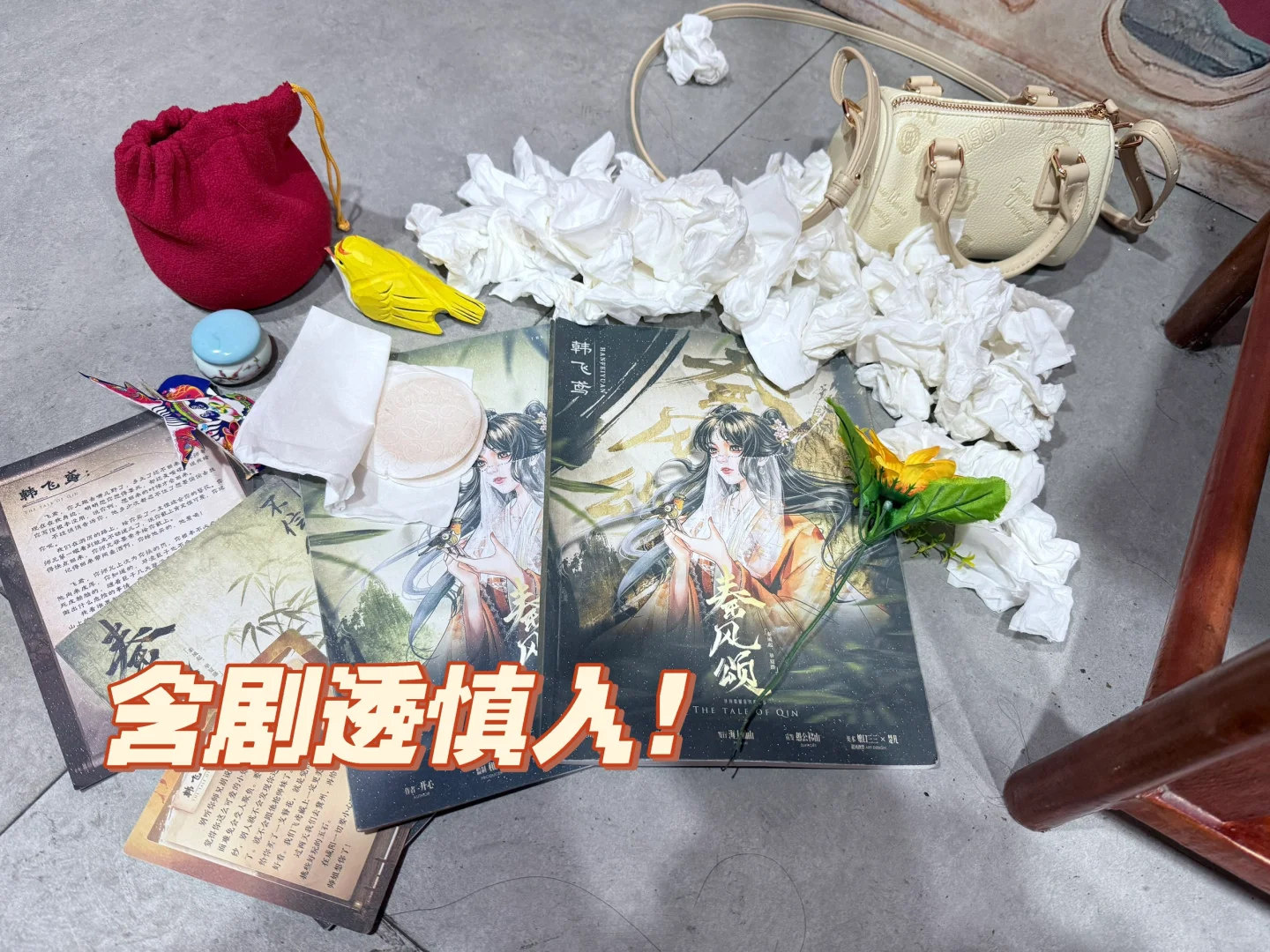 秦风颂韩飞鸢 我愿称之为顶级委屈线！