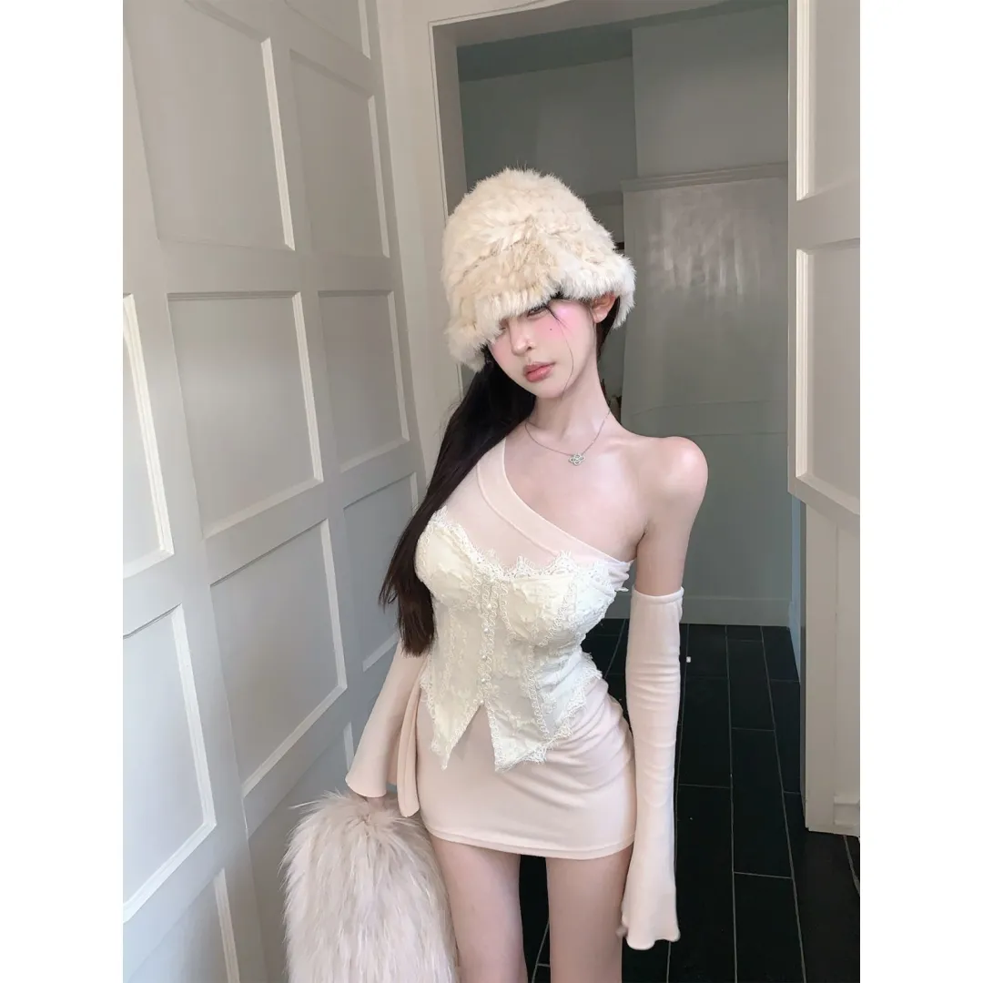 甜美的法式温柔法式辣妹裙