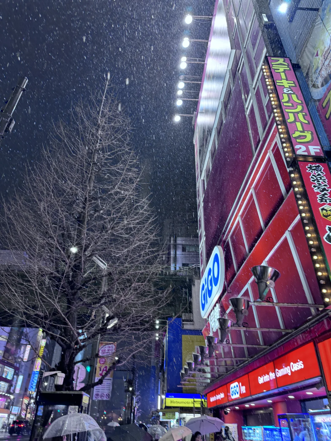东京下雪了！好浪漫！