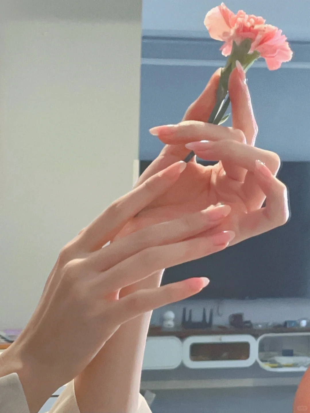 掬水月在手，弄花香满衣