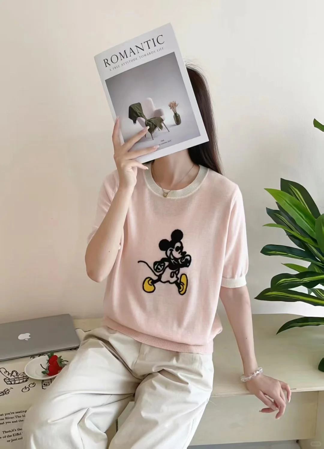 春夏必备🌸卡通针织上衣