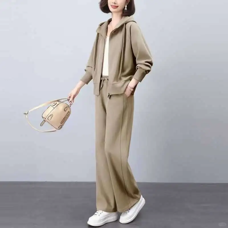 休闲运动套装女2024秋冬新款时尚洋气中