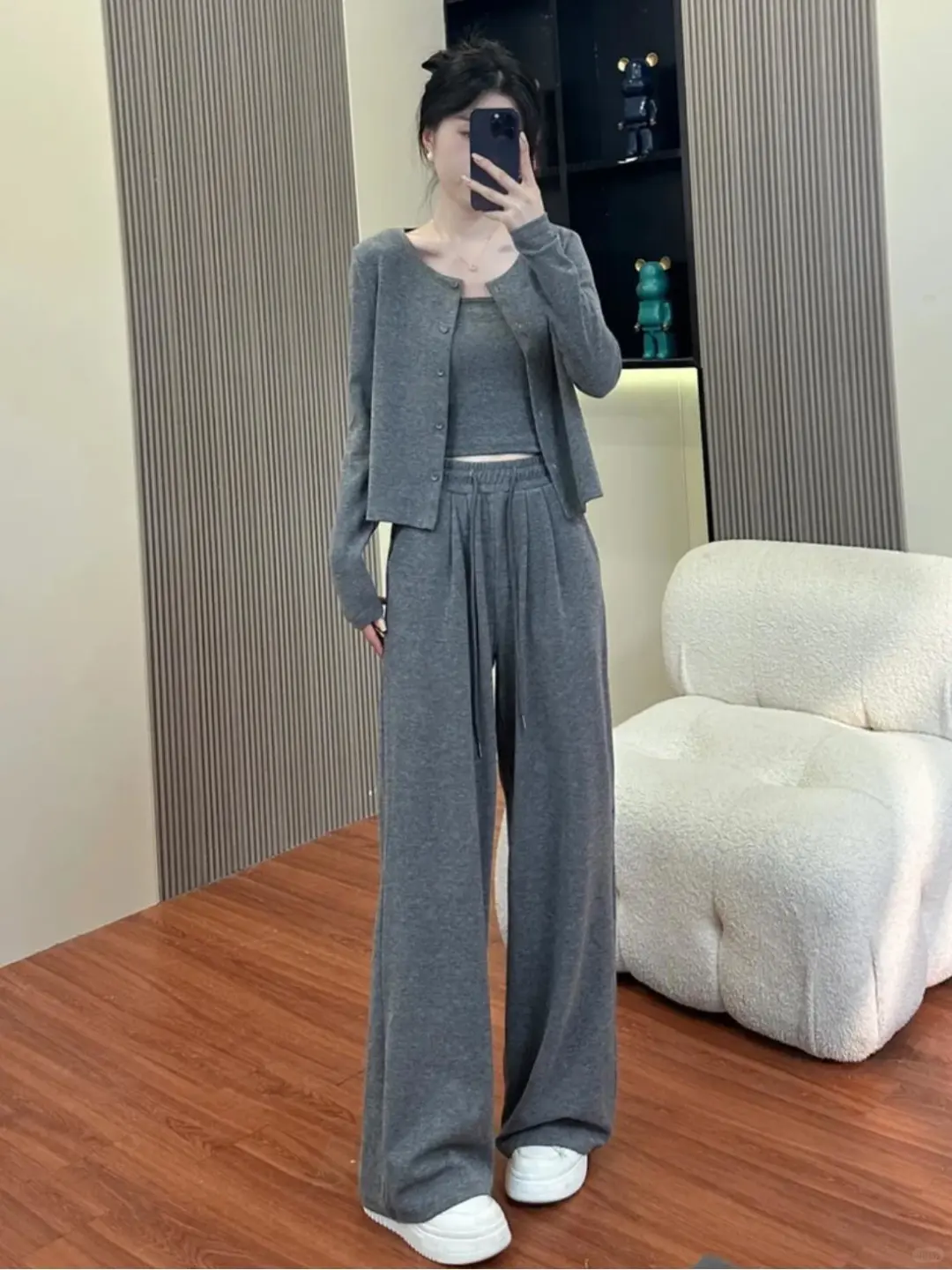 慵懒松弛感运动休闲套装女秋季2024新款