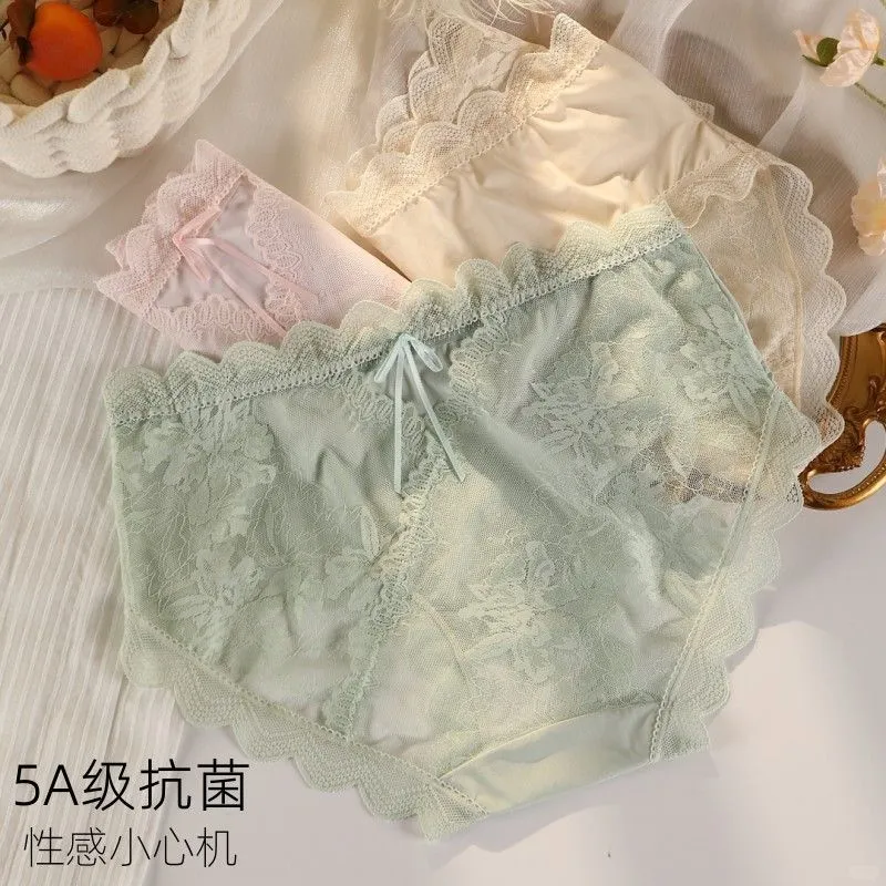 法式蕾丝内裤大码胖妹妹必备