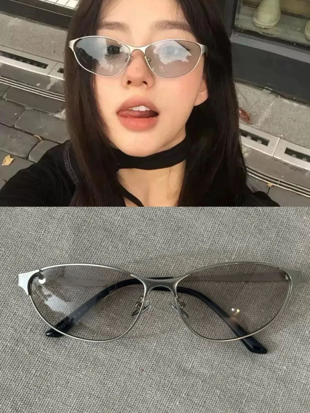 韩国超被路人问爆的辣妹墨镜