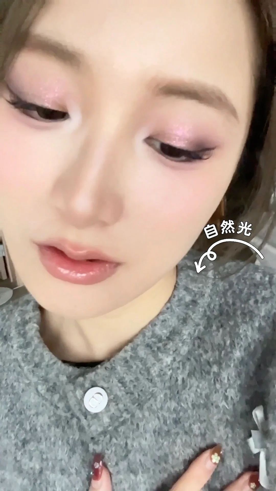 近期坠满意的一个粉紫色妆容~朦胧仙气紫