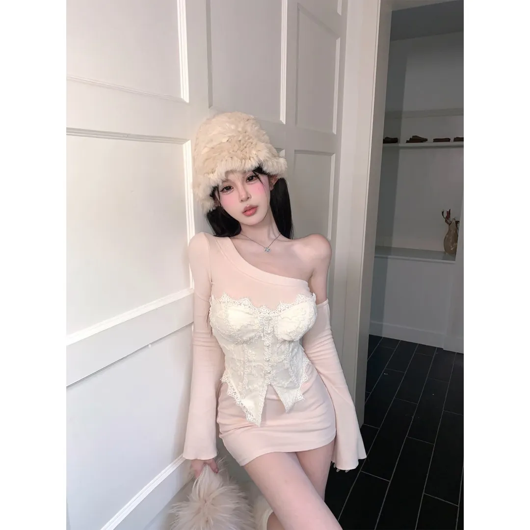 甜美的法式温柔法式辣妹裙