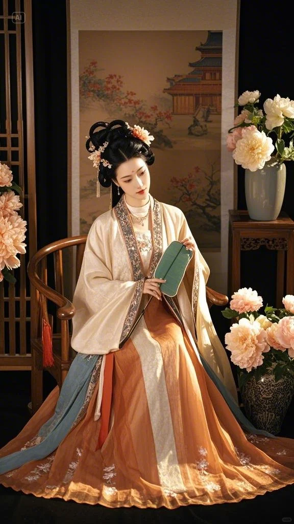 明制公主妆的宋制汉服～～