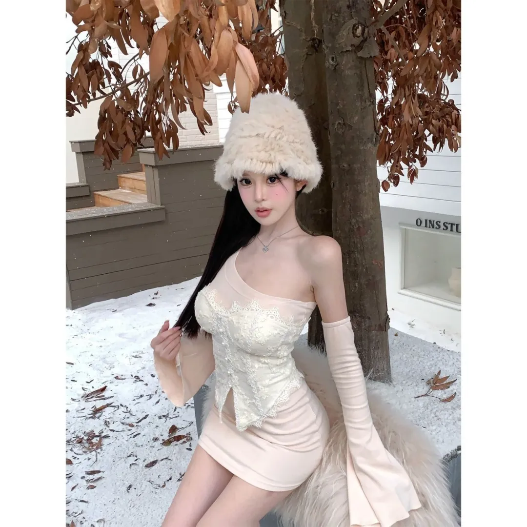 甜美的法式温柔法式辣妹裙