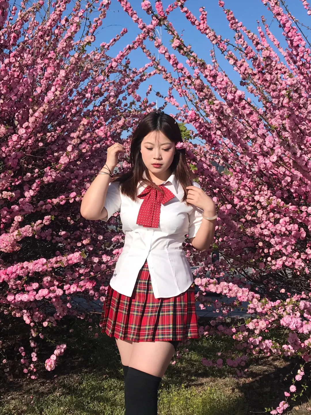 160 | 130斤 谁说微胖不能穿jk啊！！