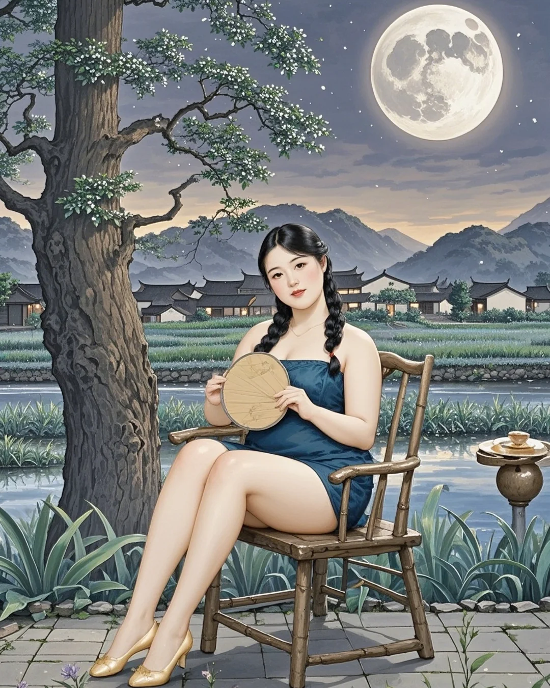 《乡村夜，阿姨相伴，重拾生活之美》
