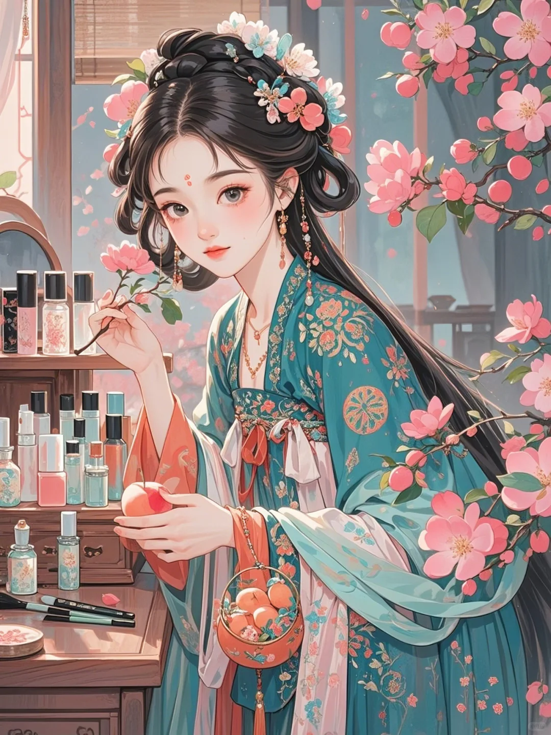 唐·店主海棠·又研制了新的胭脂色