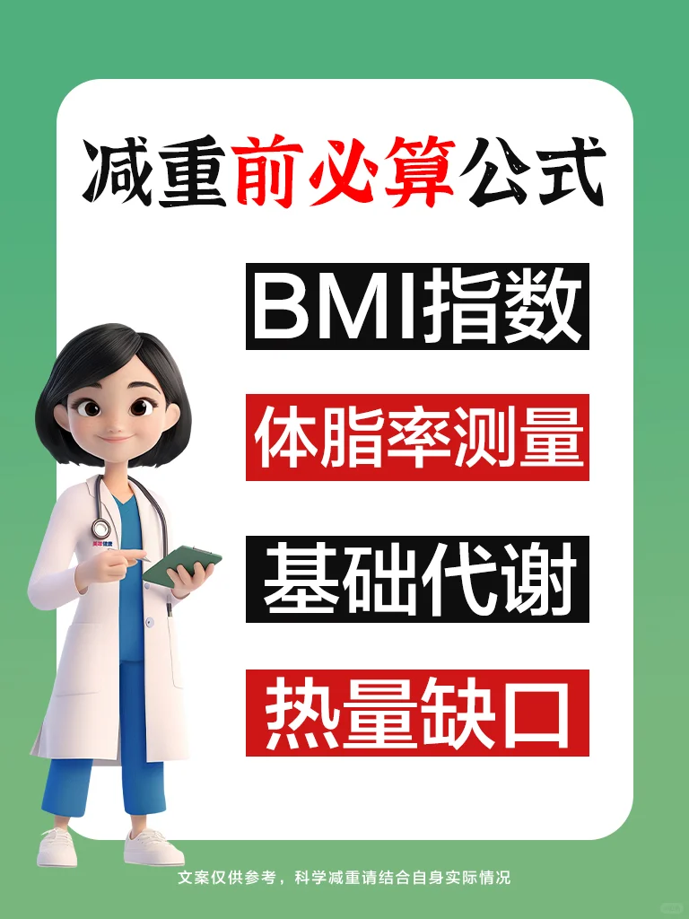 减肥公式