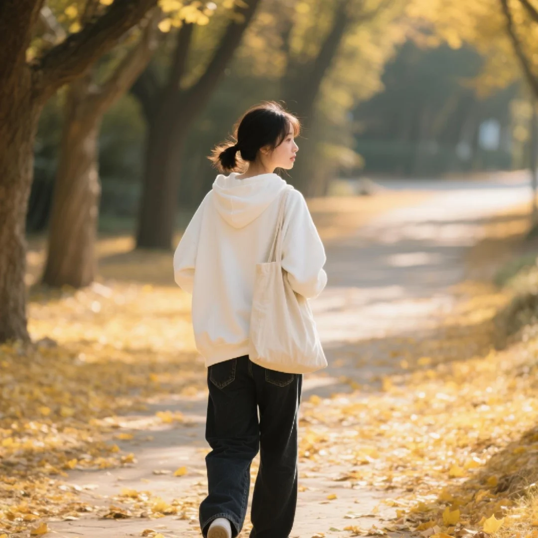 背影女生唯美ins风头像