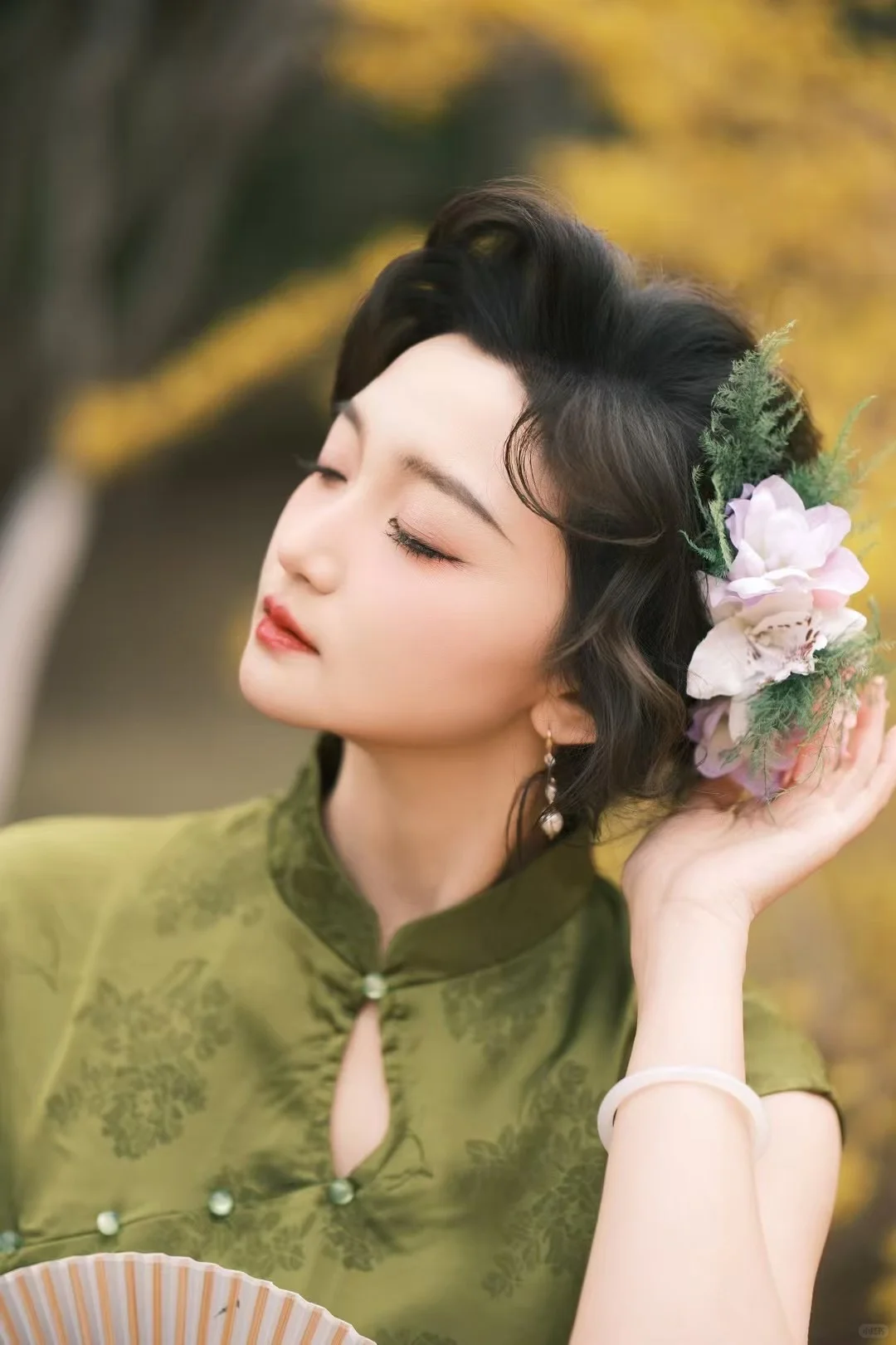 清秋月色，穿旗袍的古典美人！～存档