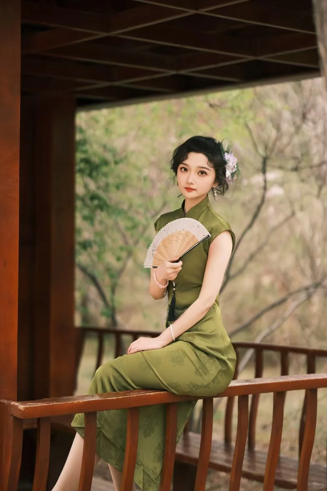 清秋月色，穿旗袍的古典美人！～存档