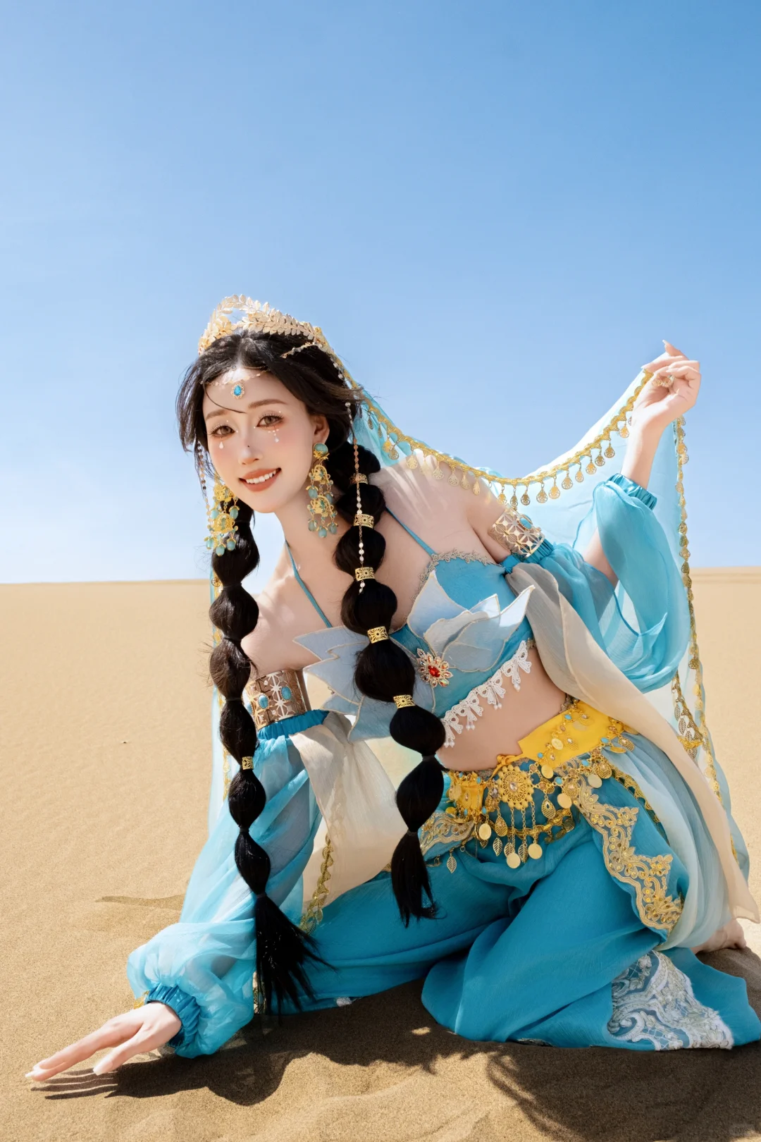 敦煌西域公主也太美了吧给我锁si这一套