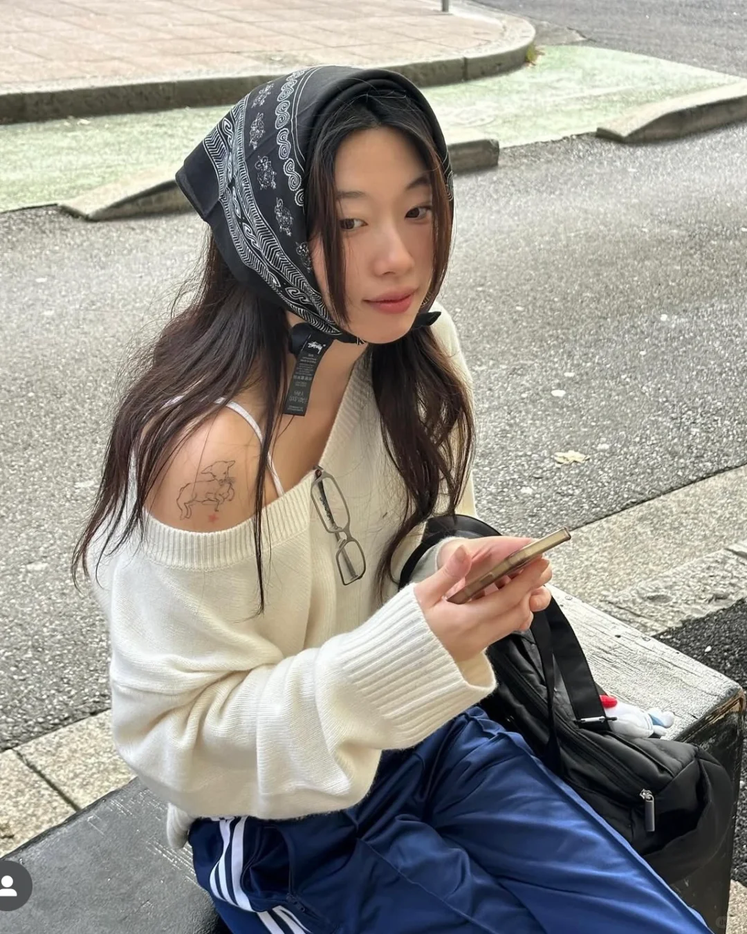 博主umu131_｜少女感与户外的混搭模版
