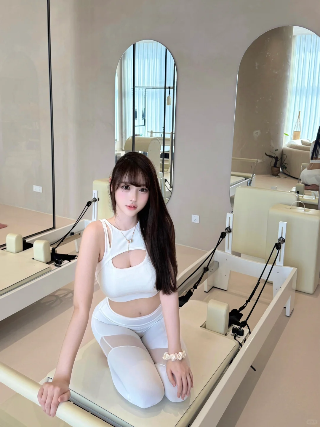 all white