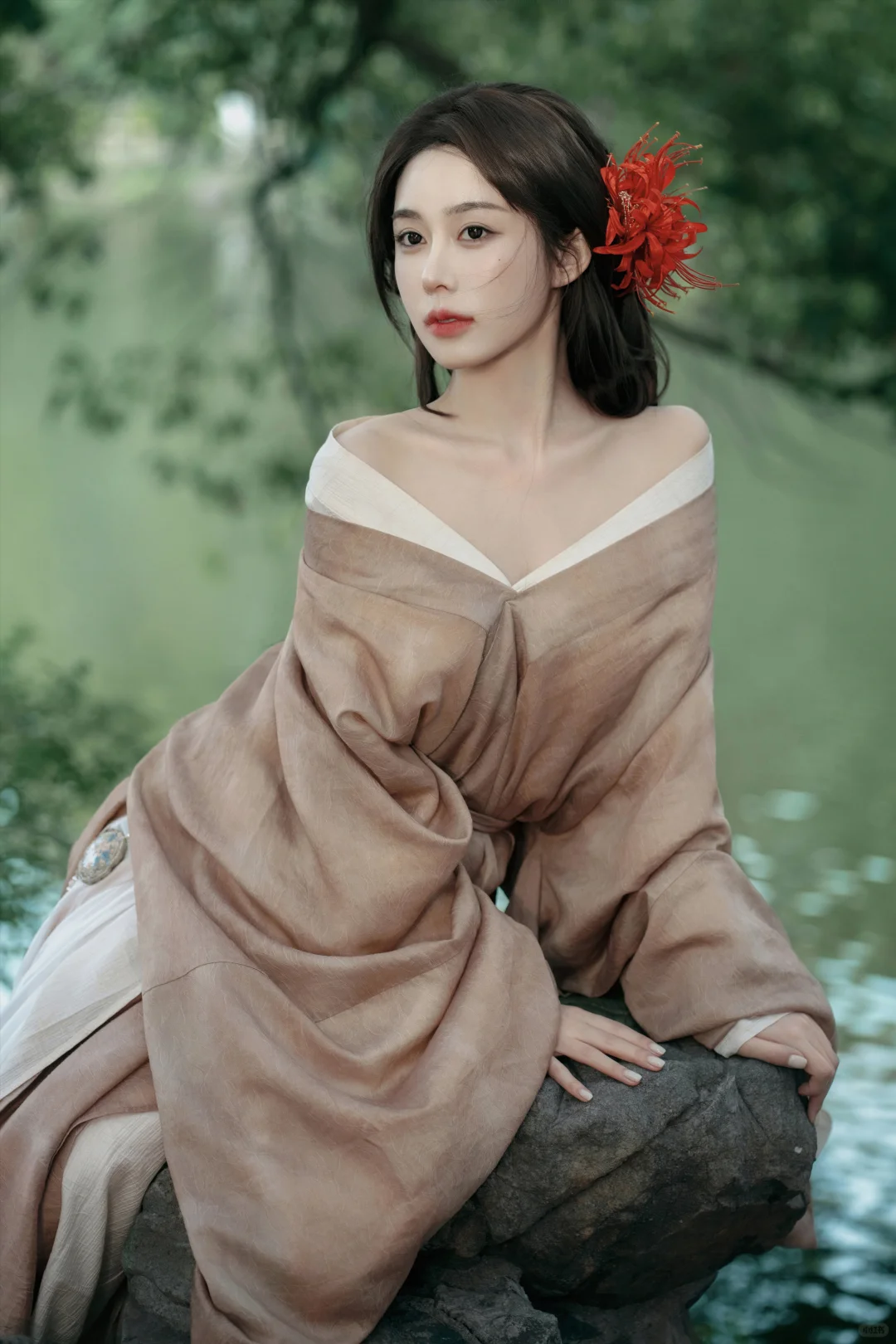 “错过这组清冷感汉服写真，我的心真的会‘碎’