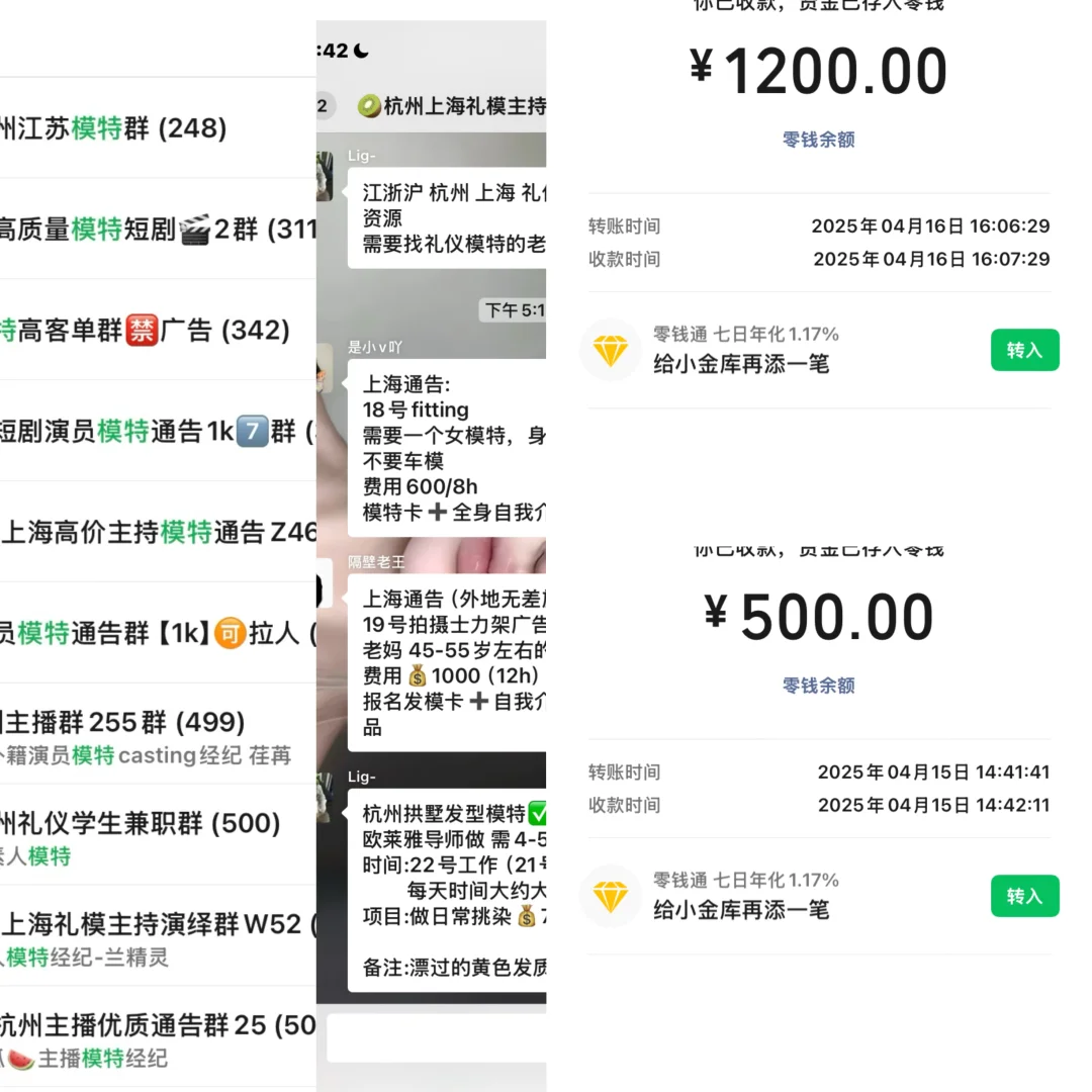 杭州的宝宝们到底谁还没进模特群！！！