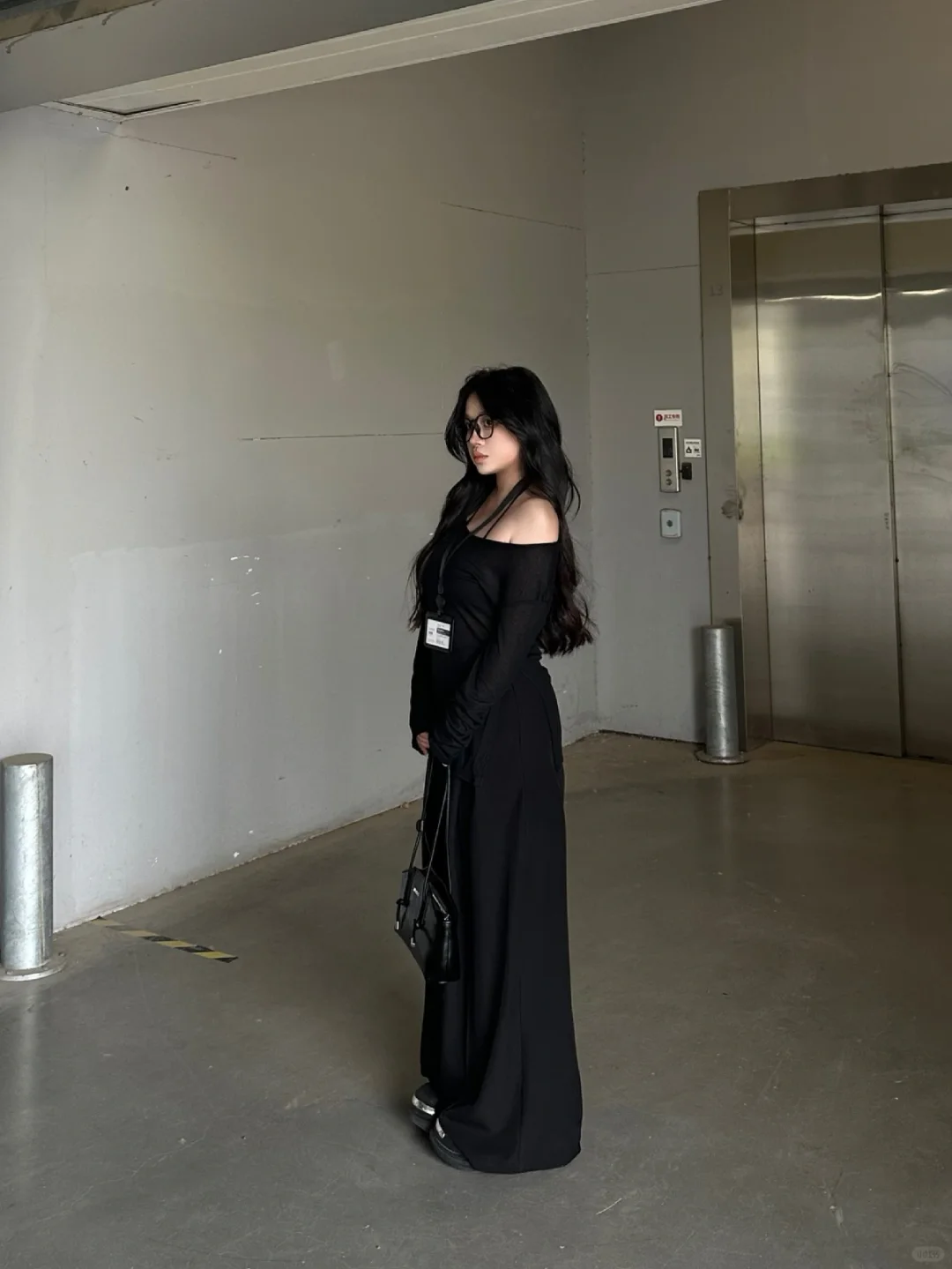156/126斤 微胖OOTD （黑色系穿搭）