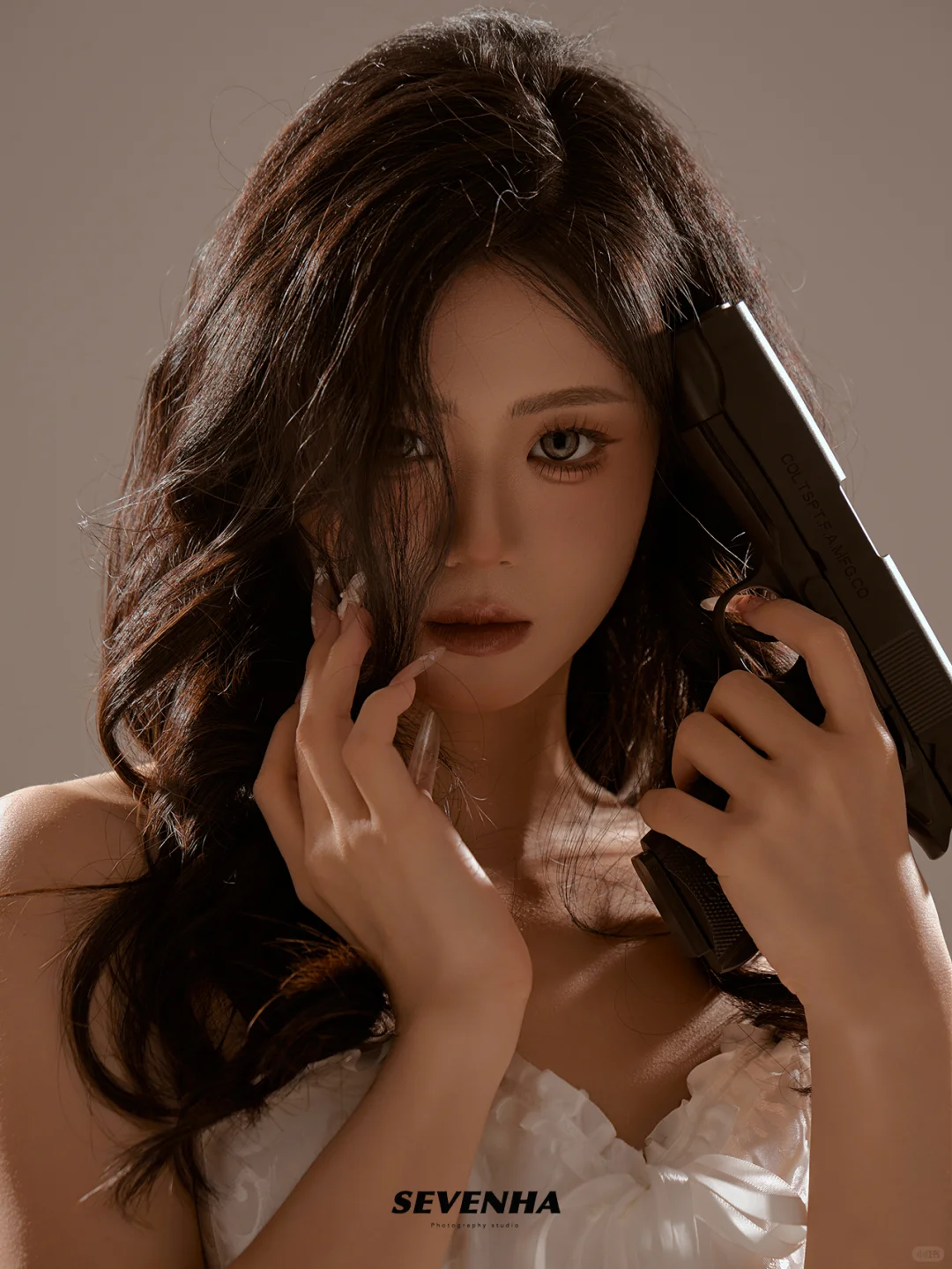 天呐‼️这也太帅了 邦女郎写真好飒⚠️