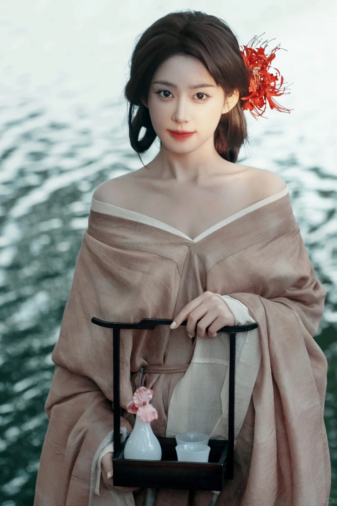 “错过这组清冷感汉服写真，我的心真的会‘碎’
