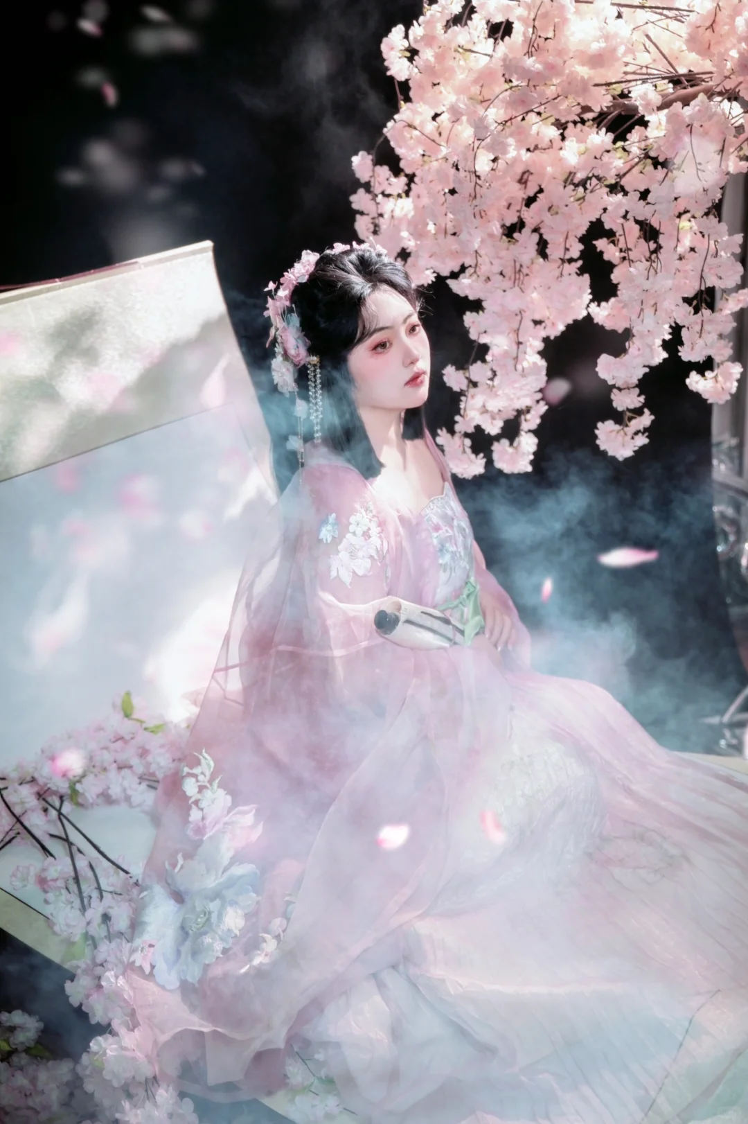 光落在她的眸中！这“画中仙”我先拍了
