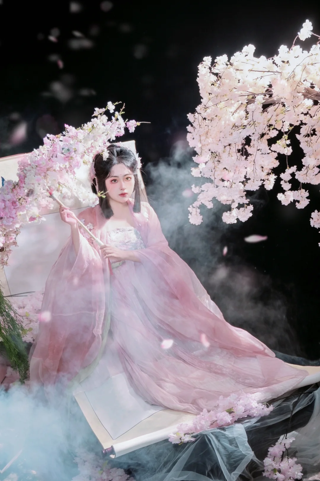 光落在她的眸中！这“画中仙”我先拍了