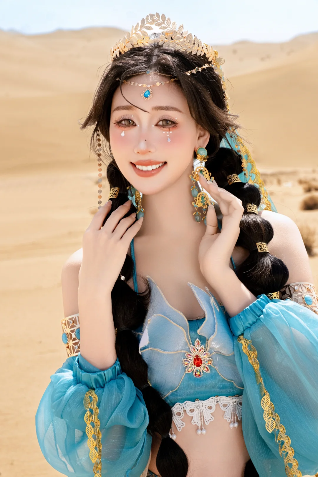 敦煌西域公主也太美了吧给我锁si这一套