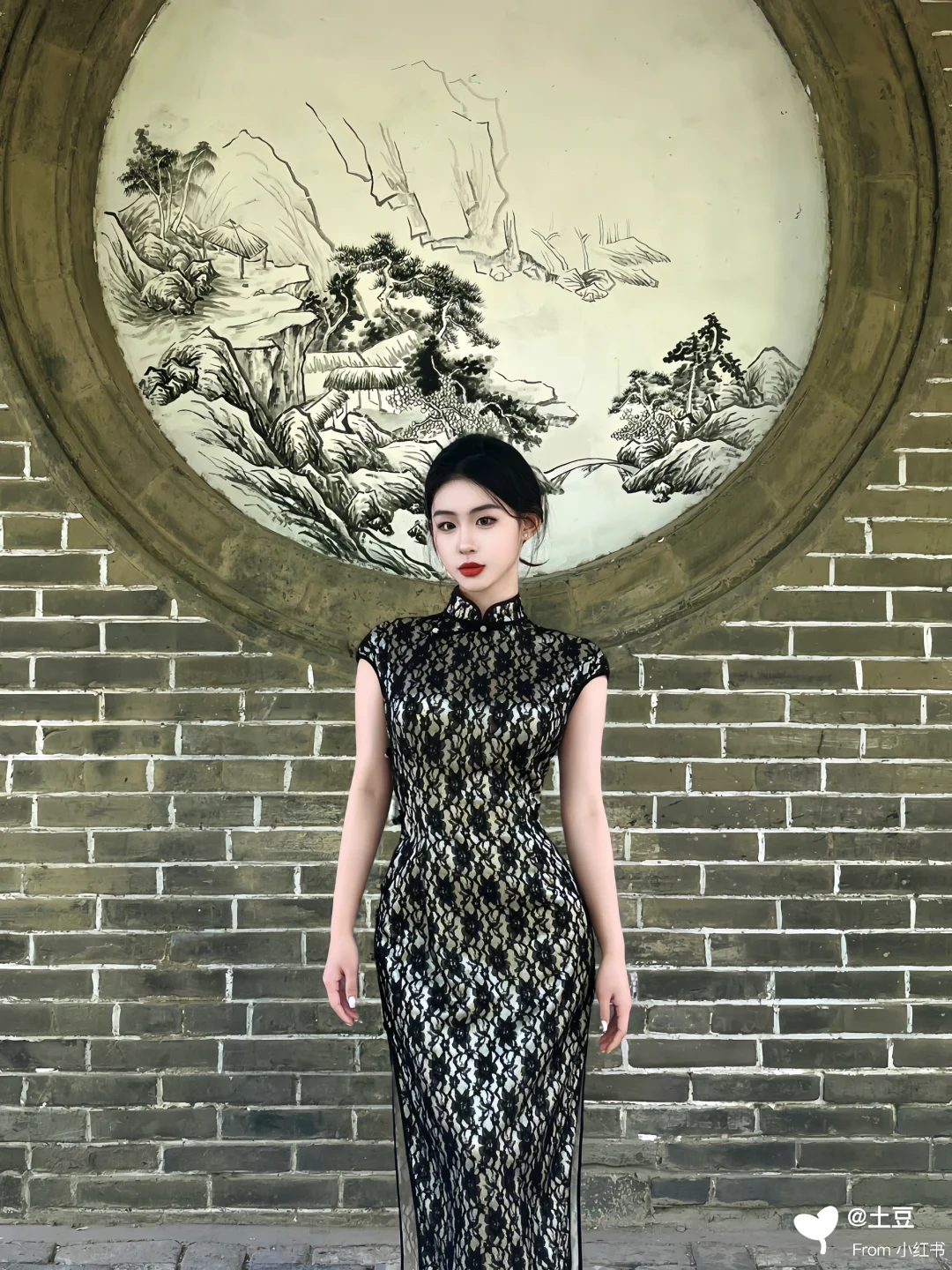 定制旗袍遇见流苏花演绎济宁美丽春日画卷