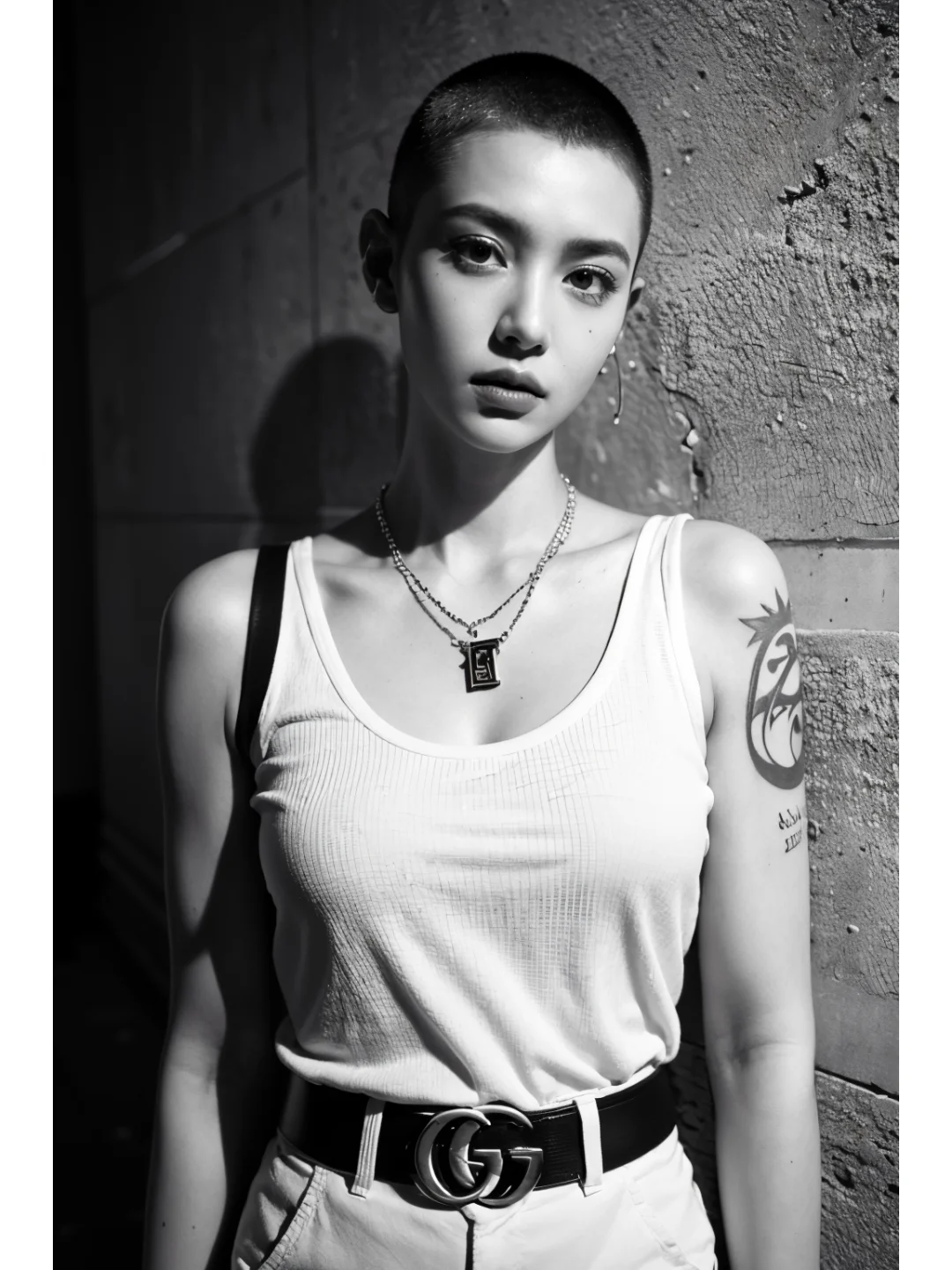 酷酷的女生寸头，姐要一直帅帅的