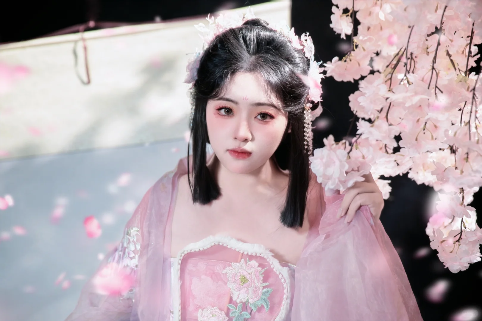 光落在她的眸中！这“画中仙”我先拍了