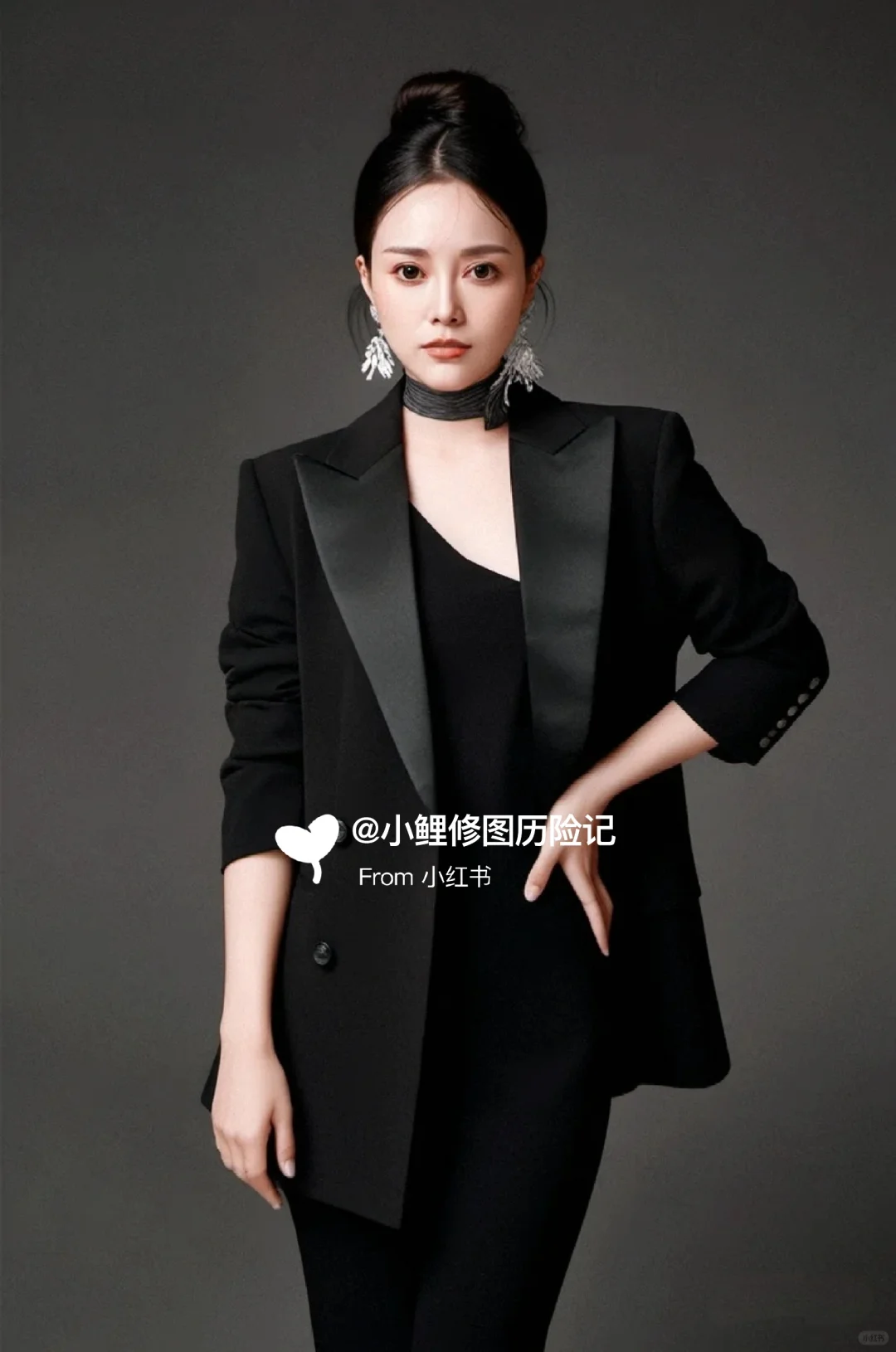 西装礼服高级形象照，气质高贵又不失优雅