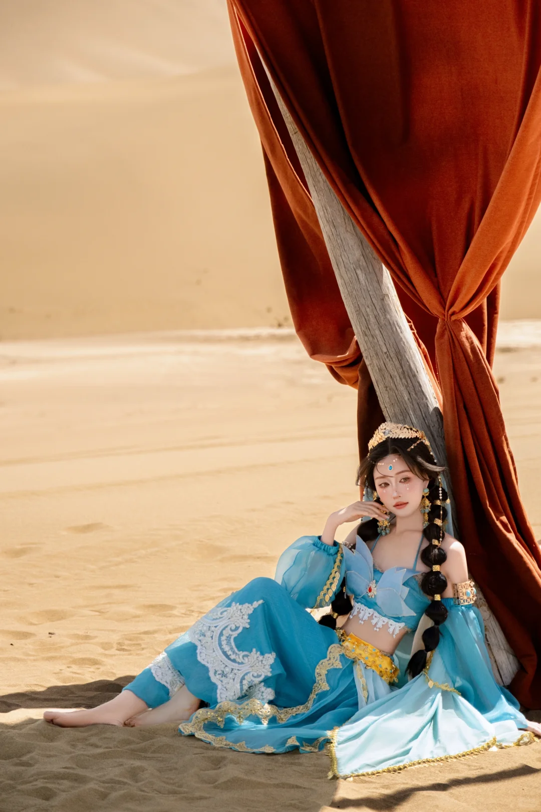 敦煌西域公主也太美了吧给我锁si这一套