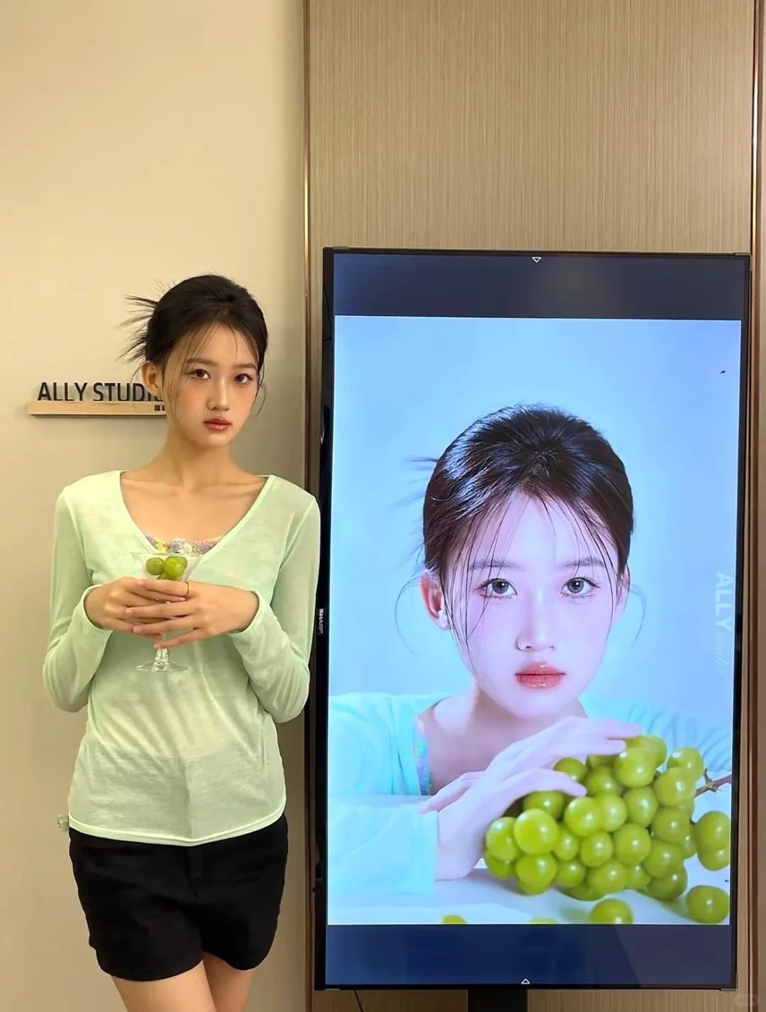 招小美模特（平面穿版