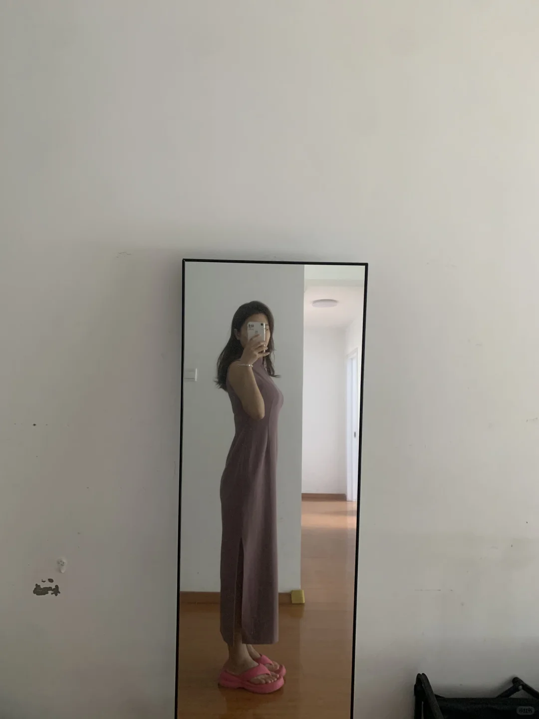 是温柔的知性紫！紫色旗袍~