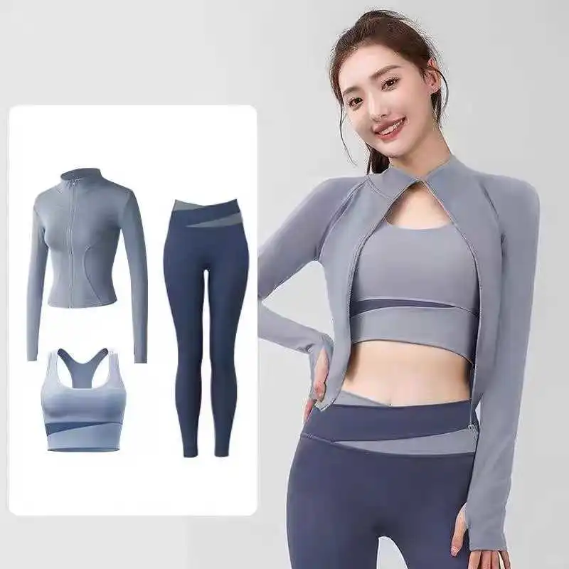 瑜伽服三件套‍♀️运动必备