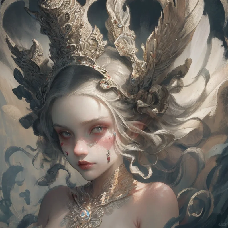 绝美人物插画