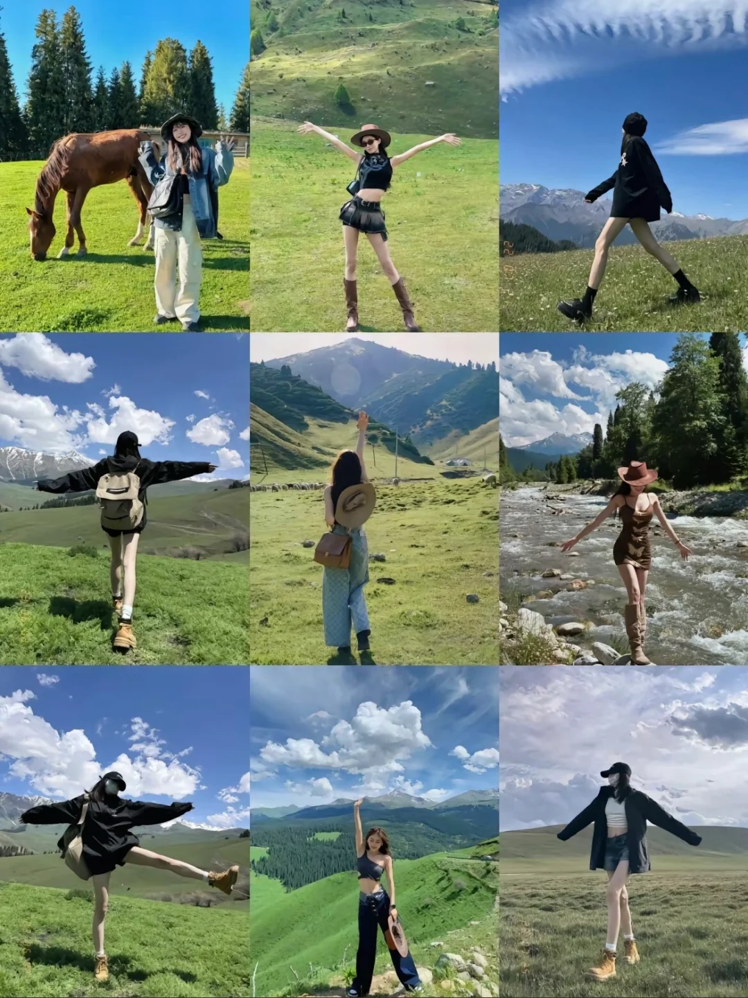去川西旅游的108种万能拍照姿势｜草原篇