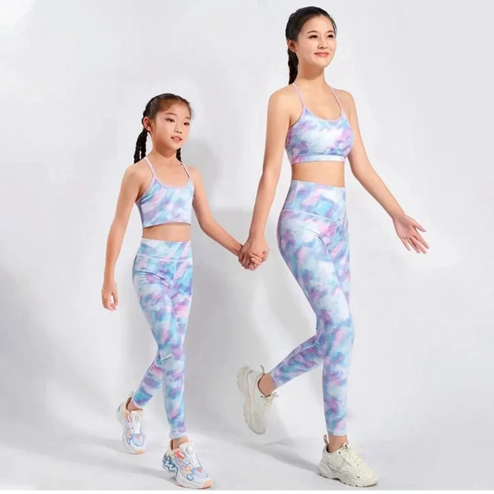 种草啦！亲子瑜伽服母女套装温柔上线