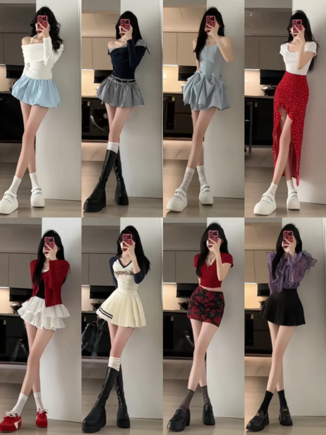 4️⃣8️⃣套🔗｜甜酷女孩的穿搭合集
