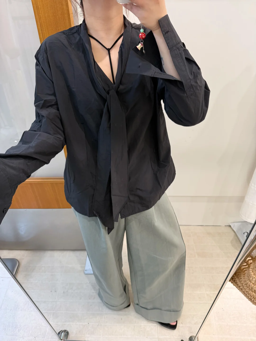 125微胖girl 🫧 好喜欢这件衬衫🖤