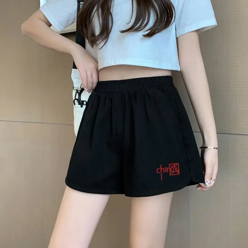 2025夏季新款运动短裤女休闲裤显瘦高腰