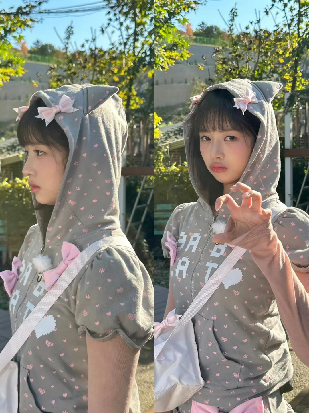 直井怜樱花甜妹浅色穿搭 香香软软小蛋糕！🍰